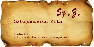 Sztojanovics Zita névjegykártya